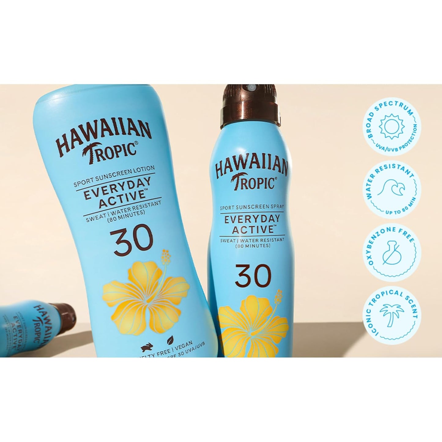 Everyday Active Clear Spray Sunscreen SPF 30, 6Oz Twin Pack | Sunscreen SPF 30, Sunblock, Oxybenzone Free Sunscreen, Spray on Sunscreen Pack, 6Oz Each