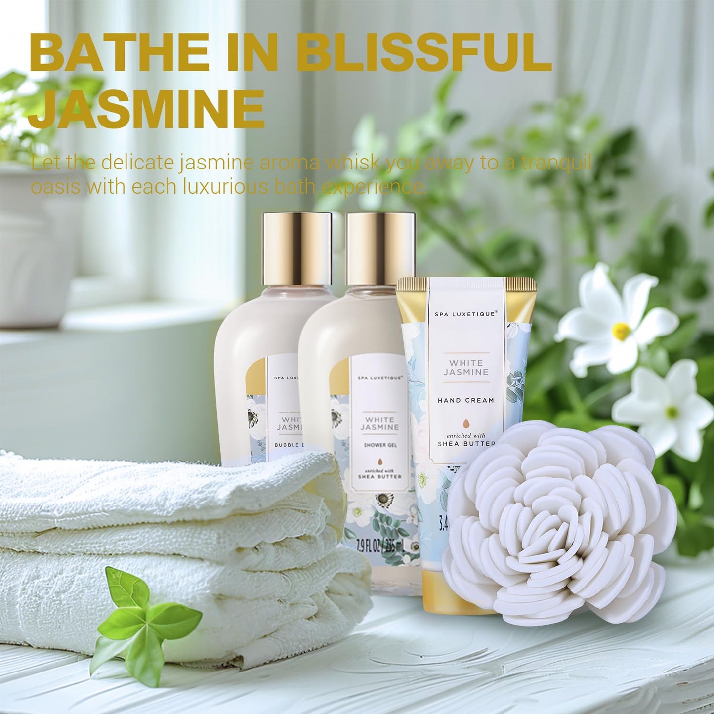 Spa Gift Baskets for Women - Gift Set for Women,15Pcs Luxury Relaxing Spa Kit with Bath Bombs,Birthday Gifts for Women,Valentines Day Spa Gifts for Women