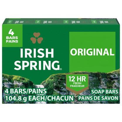 Bar Soap for Men, All Skin Types, Original Clean, 3.7 Ounce, 4 Bar Pack