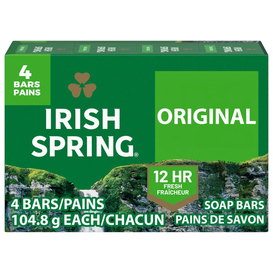 Bar Soap for Men, All Skin Types, Original Clean, 3.7 Ounce, 4 Bar Pack
