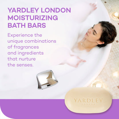(Pack of 3)  English Lavender Nourishing Bath Bar, 4.0 Oz Bar