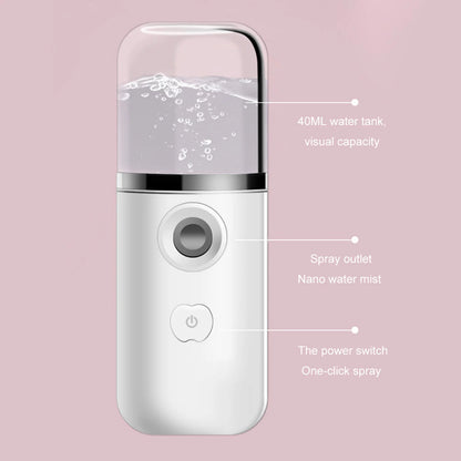 Portable Face Mist Sprayer USB 40Ml Rechargeable Face Mist Sprayer Aroma Diffuser Humidifier on Clearance